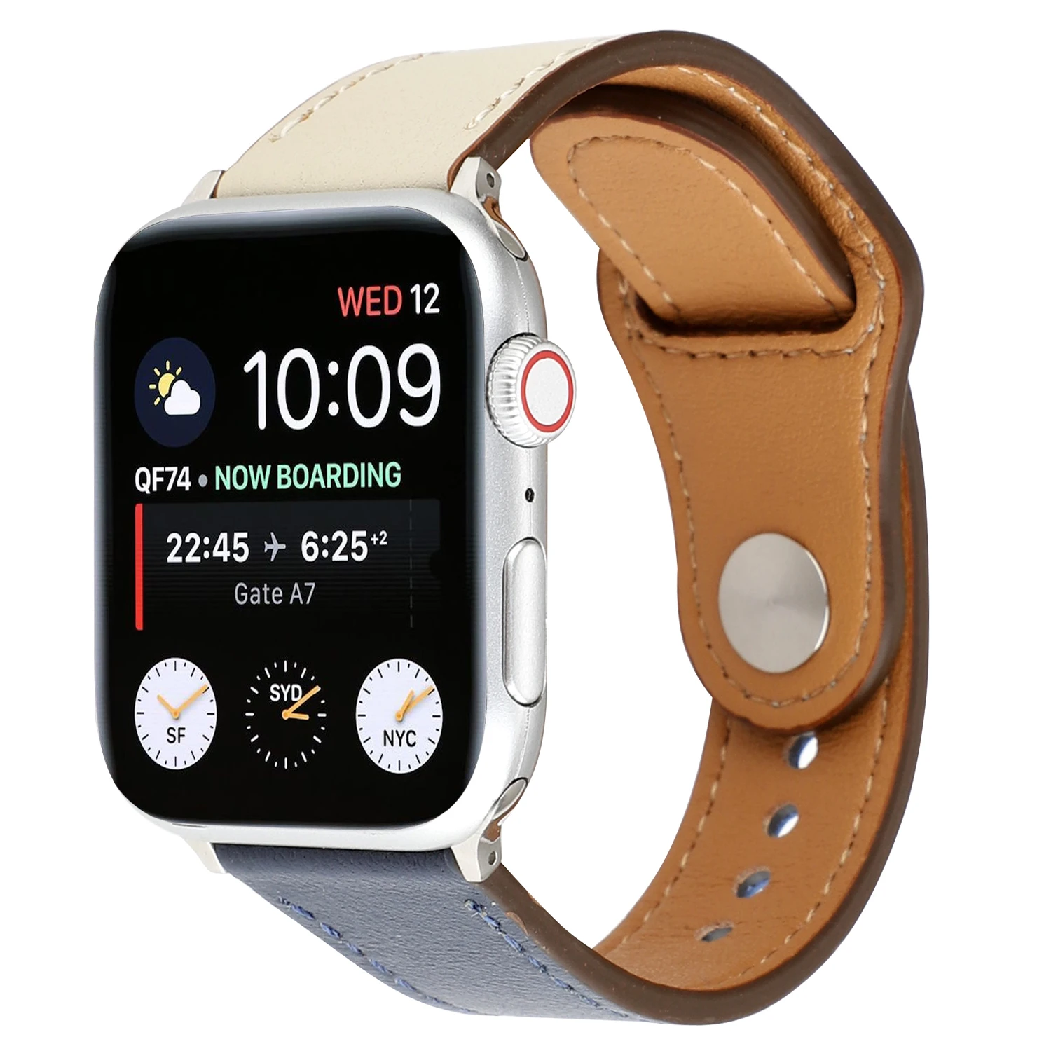 Из натуральной кожи петлевой ремень для apple watch, ремешок 42/38 мм браслет для ремешки для часов iwatch 44 мм 40 мм серии 4/3/2/1 браслет аксессуары