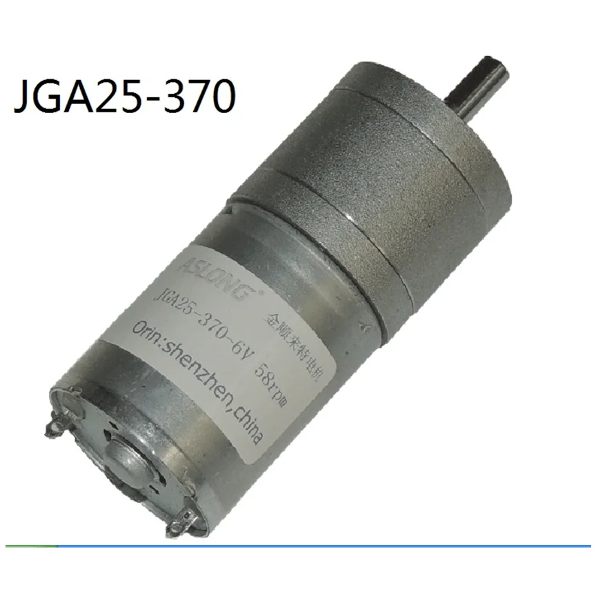 1 шт. DC мотор-редуктор 6V JGA25-370 металлический JGA25 370 | Обустройство дома
