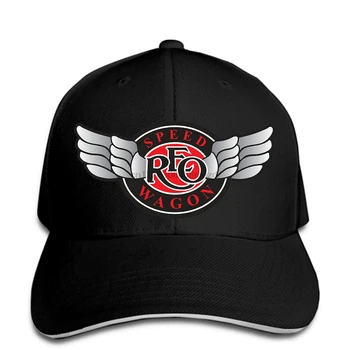 

New REO Speedwagon Legend Of Rock Mens Black Men Baseball Cap Snapback Cap Women Hat Peaked