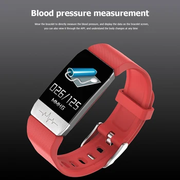 

IP67 Waterproof Smart Band Bracelet Body Temperature ECG Heart Rate Monitor Refined Special Appearance Eco-Friendly
