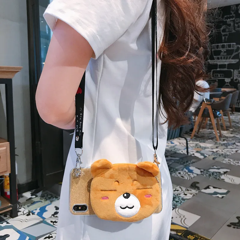 

Cartoon Lanyard Wallet Case For Asus Zenfone Go TV Live ZB551KL ZE620KL ZA55KL AR ZS571KL ZB452KG Strap Cover