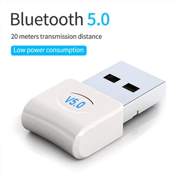

USB Bluetooth Dongle Adapter V5.0 for PC Computer Laptop Wireless Music Audio Speaker Earphone Receiver Transmitter Transmisor