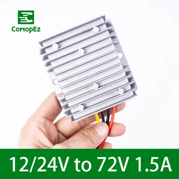 

DC DC Converter 12-24V to 72V 1.5A 108W Voltage Converters Step UP Boost Module Power Supply for Cars Radio Solar Panel