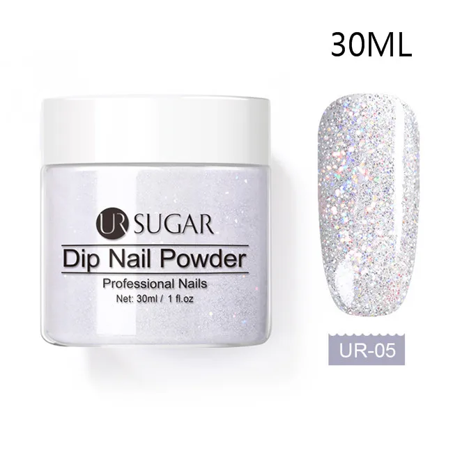 30ML Color 5 Ur Sugar 5 мл желе розовый Dip порошок для ногтей градиент французские ногти погружение порошок блеск украшение натуральный сухой без лампы - Цвет: 30ML Color 5