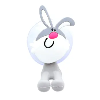 

Lovely Kawaii Cartoon Animals Wall Sucker Toothbrush Holder Home Bathroom Children Suction Cup Toothbrush Hooks