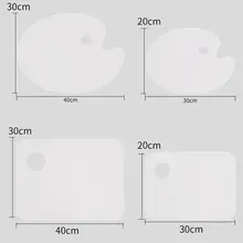 Акриловая пластиковая прозрачная палитра не повредит руку прочная и удобная Акварельная масляная палитра для гуаши