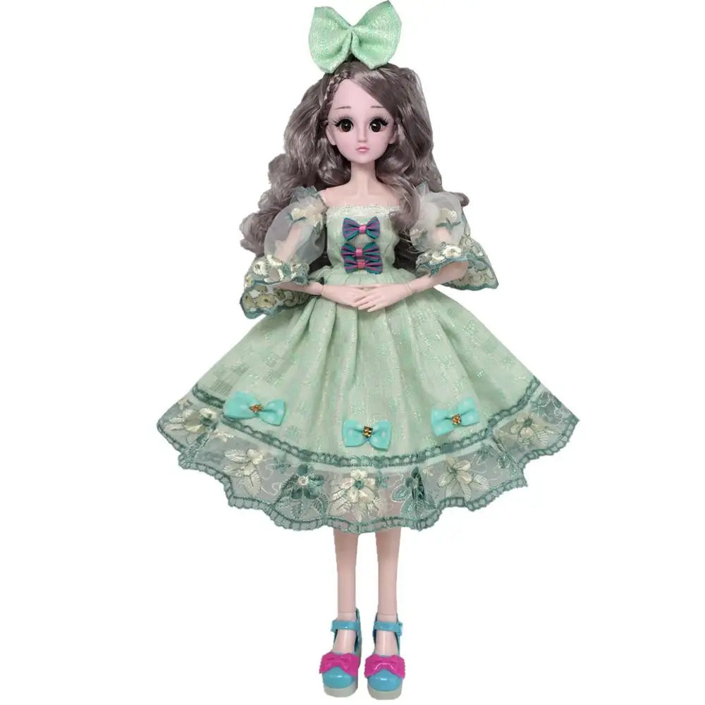 Новинка, 60 см, BJD кукла с принцессой, аксессуары для одежды, 21 подвижная шарнирная кукла, вечерние куклы, платье, игрушки для макияжа для девочек, подарок AT49 - Цвет: only dress