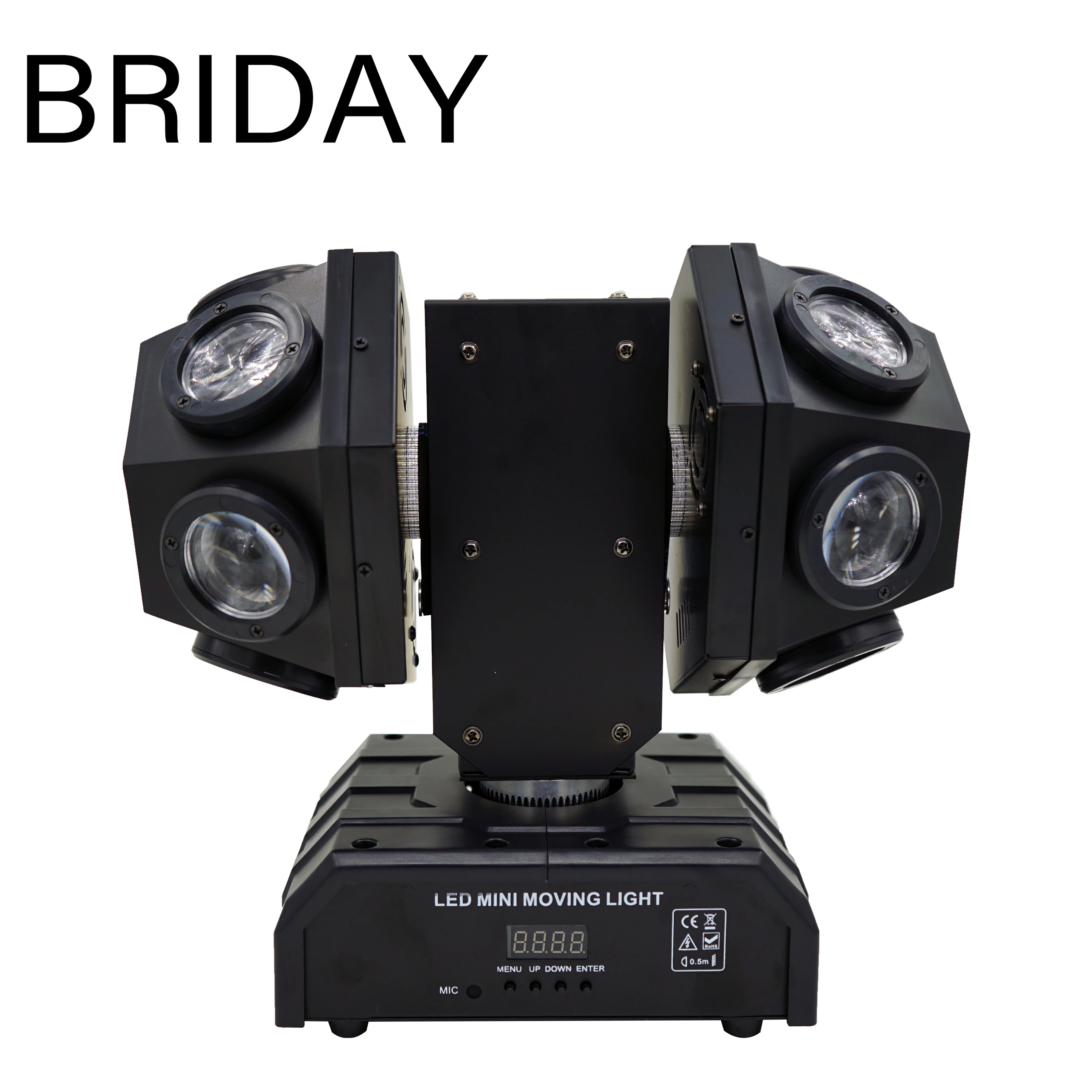 Snelle verzending Nieuwe LED 12 dubbele Arm Вращающаяся головка футбольный луч RGBW 4 в 1 полноцветный