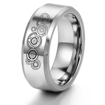 

Doctor Who Sky Ladies Blue Couple Of Lovers Ring Trendy Stainless Steel Wedding Rings For Men Women Couple Unisex Ring