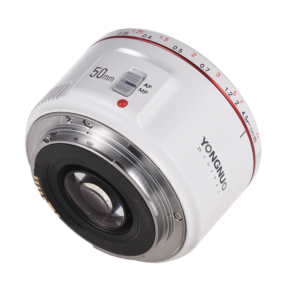 Объектив YONGNUO YN50mm F1.8 II с большой апертурой и автофокусом, стандартный объектив Prime для Canon Rebel Effect, объектив для камеры EOS 70D 5D2 5D3 DSLR