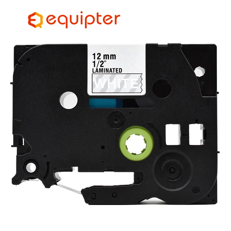 

Tze135 12mm white on clear Laminated Label Tape Compatible Brother p-touch label printers Tze-135 Tze135 tz135 tz-135 tze tape