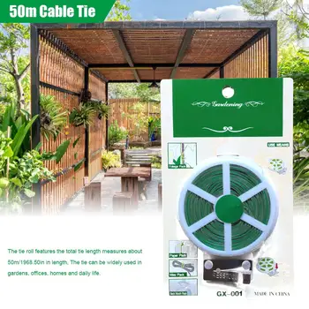

50 Meters Gardening Tie Garden Tie Roll Climbing Plants Cable Flower For Cucumber Grape Rattan
