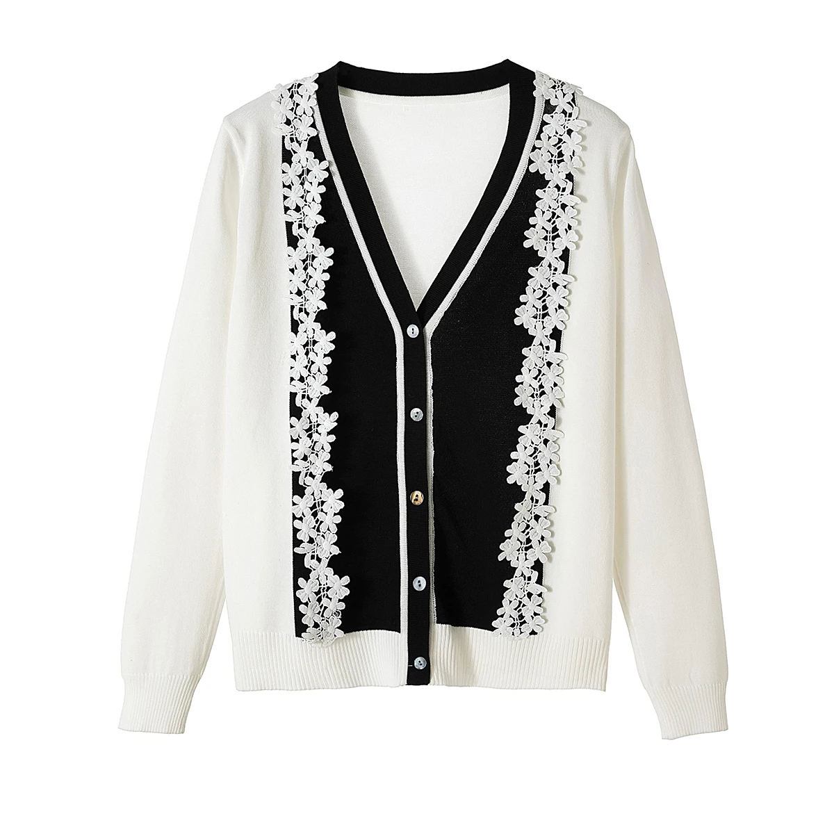 

2020 Autumn Winter Fashion Wool Cardigan Jackets High Quality Women Wool Blends Knitting Lace Deco Apricot Black Cardigan Coats