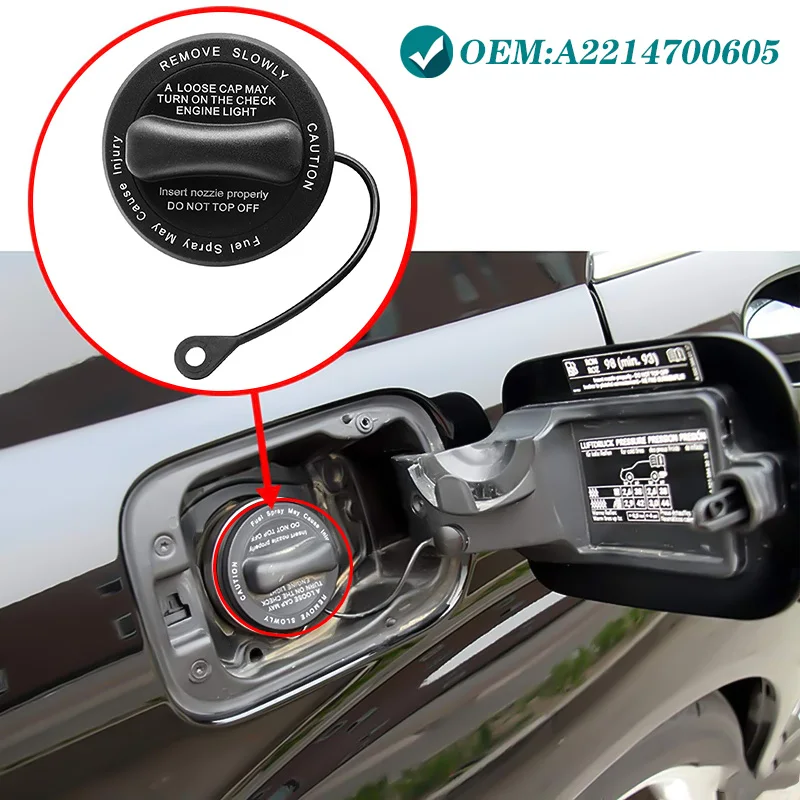 Fuel Filler tank cap Gas Cap for MercedesBenz C180 C200 C220 C230 C250