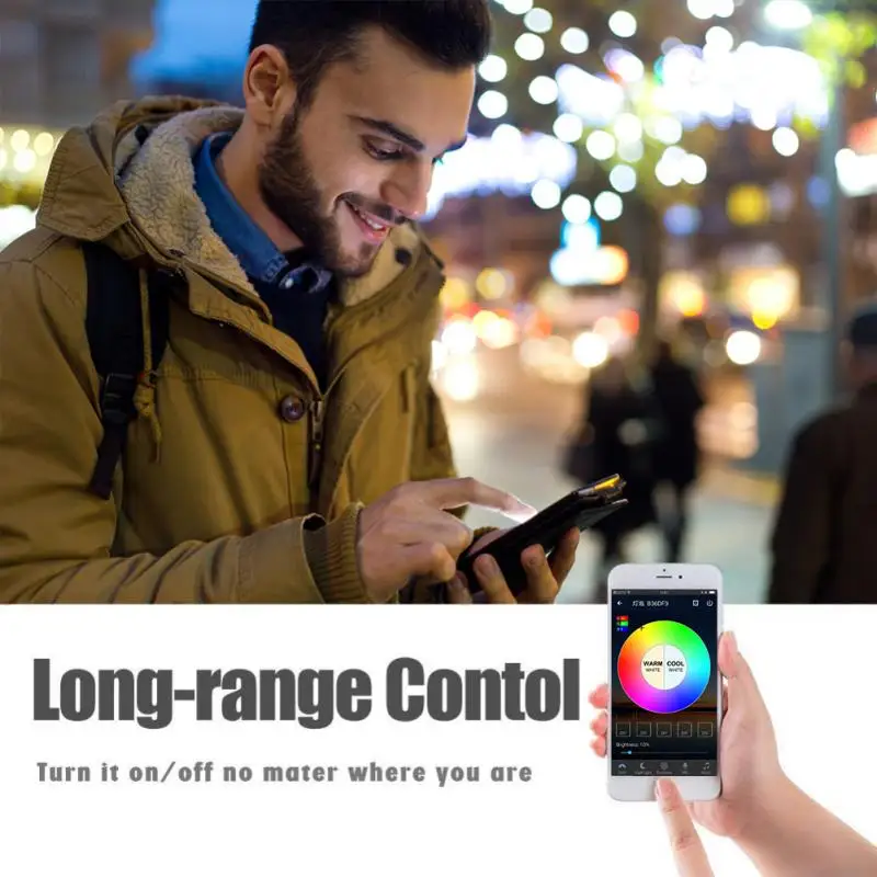 7W/4.5W Smart LED Bulb Wifi RGB White Timing Function Dimmable LED Lamp Compatible with Amazon Alexa / Google Home Assistant APP
