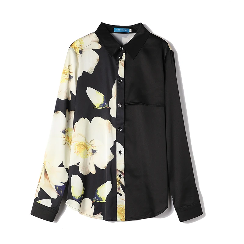 60% Silk Womens Tops And Blouses High Quality