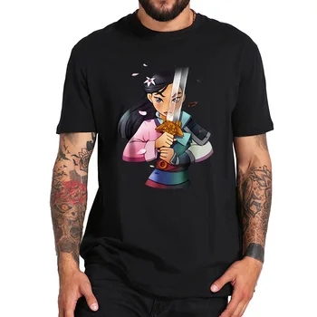 

Mulan T Shirt Drama Film Graphic Design Tshirt EU Size 100% Cotton Comfortable Round Collar Short Sleeve Camisetas