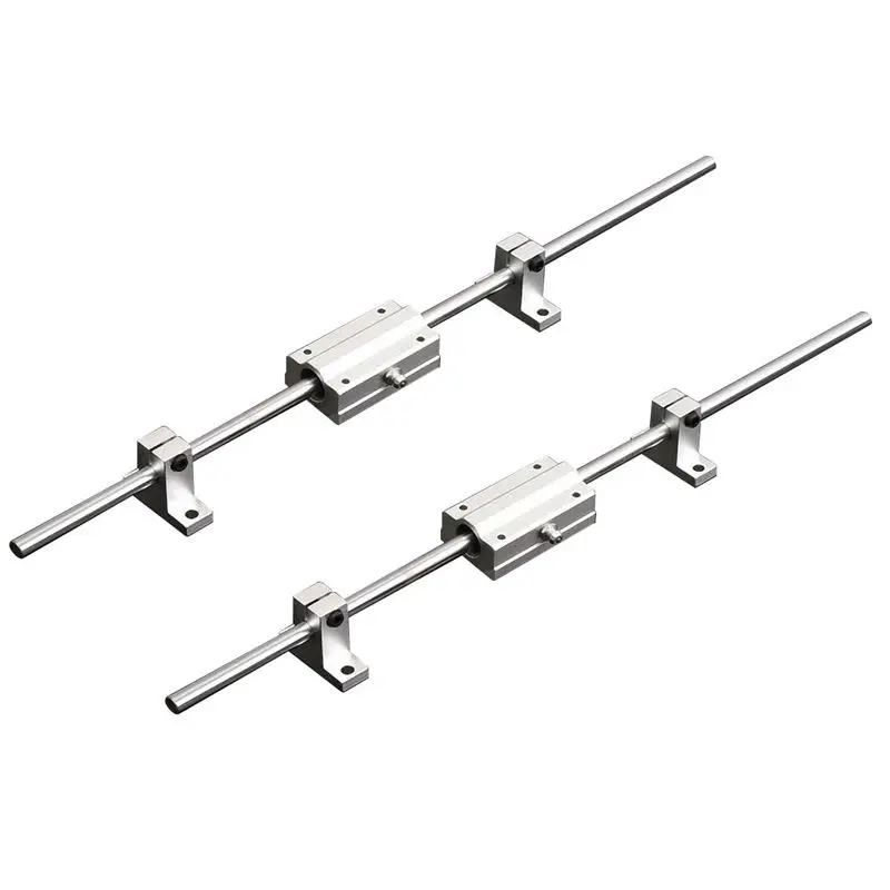 

2Pcs 8mm 400mm Linear Shaft Rod Rail + 2 SCS8LUU Bearing Slide Block For CNC