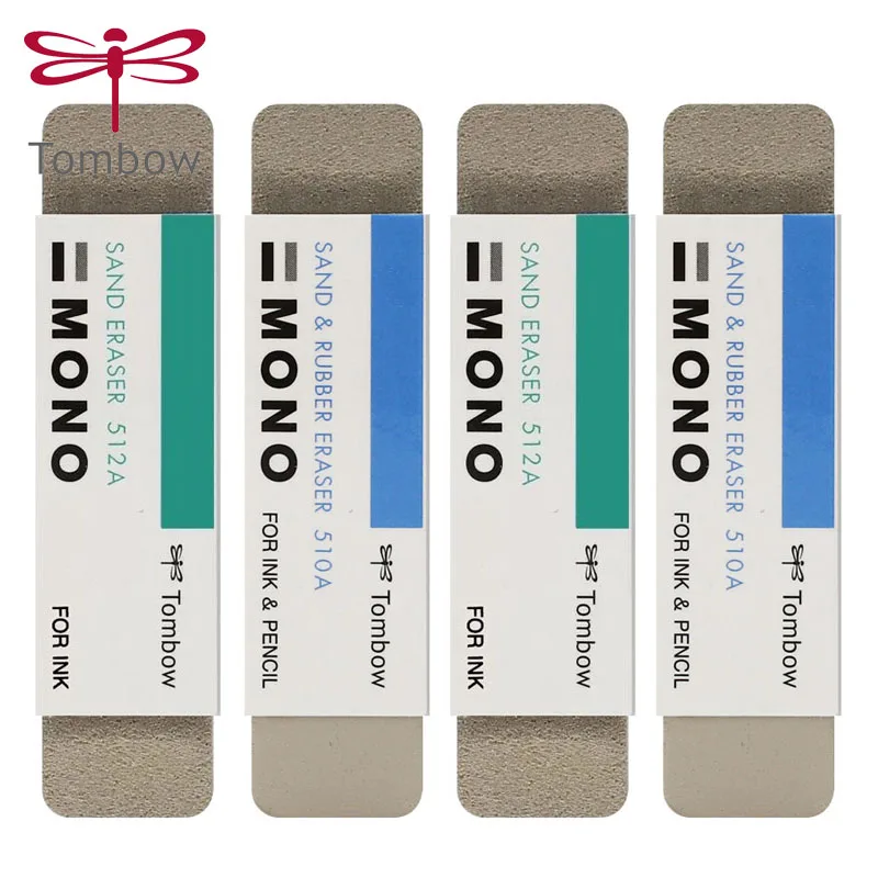 

2Pcs Japan TOMBOM Sand Eraser ES-512A Matte Eraser Ball-point Pen Eraser Gel Pen Pen Clean Student Stationery Supplies