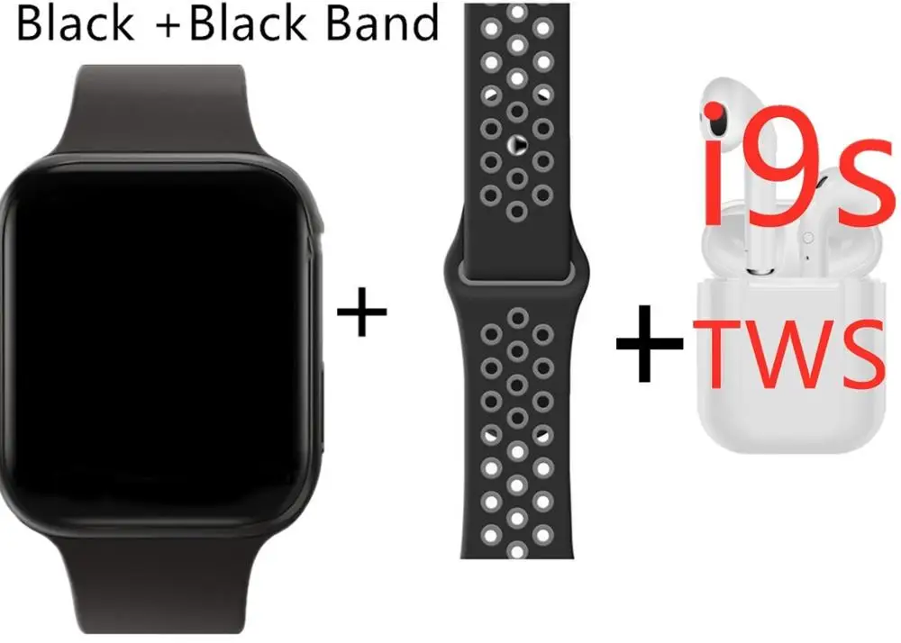IWO 11, gps, Bluetooth, умные часы, 1:1, умные часы, 44 мм, чехол для Apple iOS, Android, пульсометр, кровяное давление IWO 8, 9, 10, обновление - Цвет: set 1