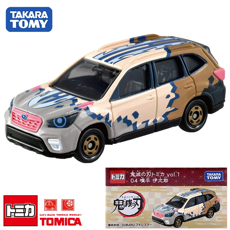 

Модель автомобиля Takara Tomy Tomica Demon Slayer Kimetsu no Yaiba INOSUKE 04, металлическая литая модель автомобиля, Новинка #178651