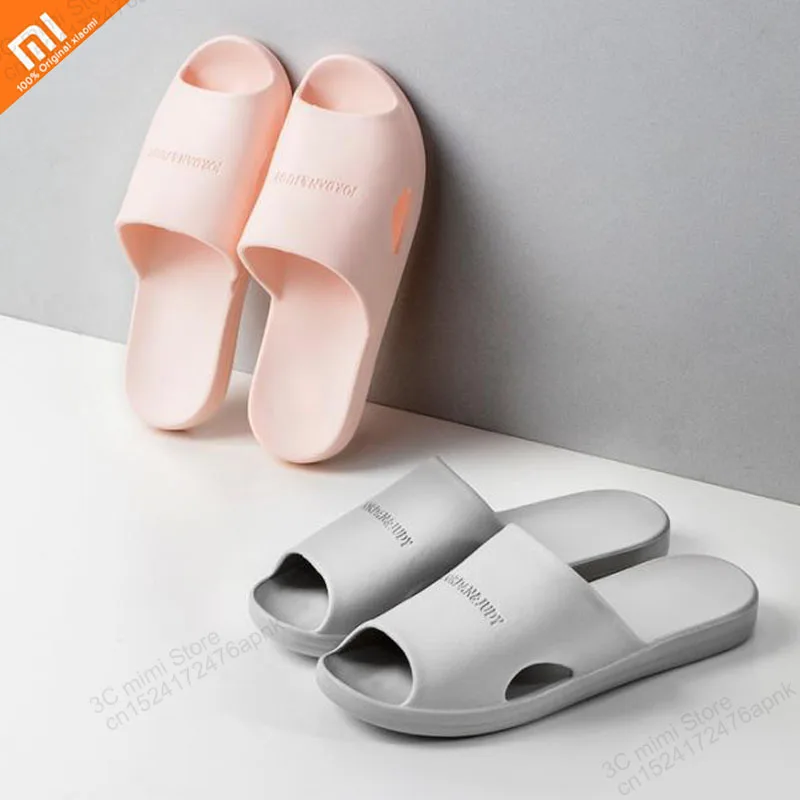 Xiaomi mijia/Тапочки для ванной; летние домашние тапочки с мягкой подошвой; тапочки для мужчин и женщин; умный дом