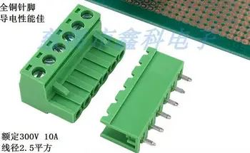 

30 sets KF2EDGK 5pin -6pin Terminal plug type 300V 10A 5.08mm pitch connector pcb screw terminal block