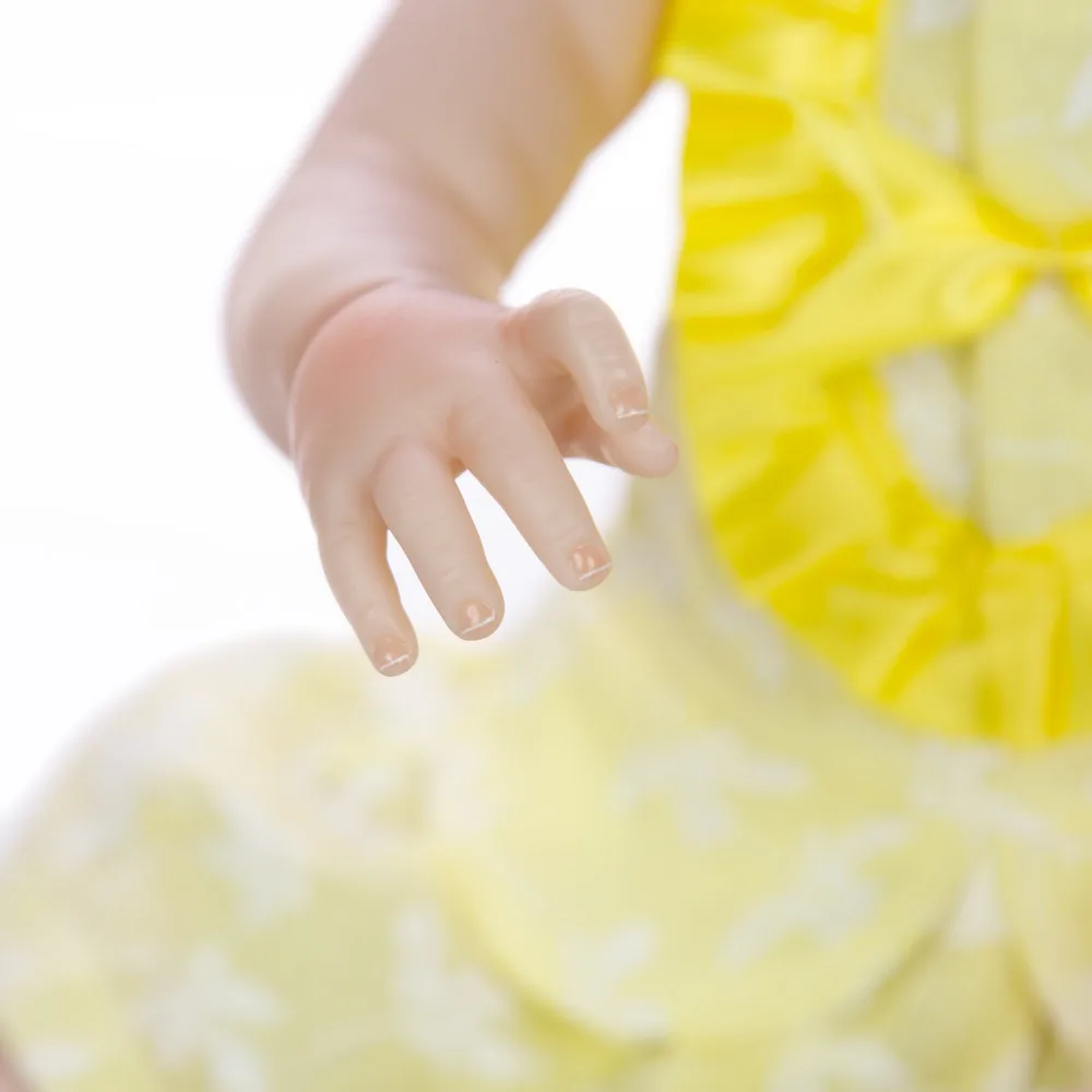 KEIUMI 19 дюймов Reborn Младенцы силиконовые полное тело Reborn Girl Life Boneca Детские подарки на день