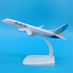 16 см 1/400 весы шасси Boeing B737-800 FLY Дубай авиалиний самолет модель с базовым колесом отлитая модель самолета Дети игрушечные самолеты