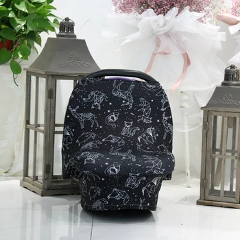 

Nursing Cover & Baby Carseat Cover,Ultra Soft and Breathable,Large Full Coverage Breastfeeding Canopy Gives Privacy