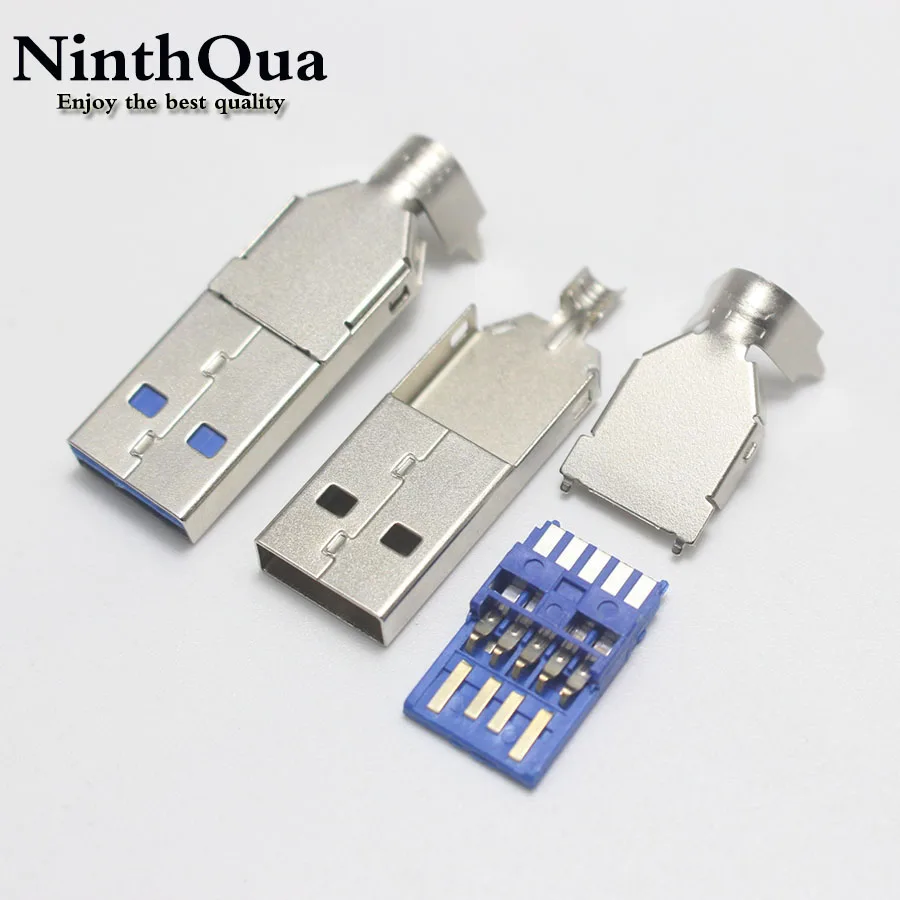 Комплект из 1/2/5 шт. разъем USB 3.0 типа A паяльное гнездо 3 в 1 высокоскоростное 0