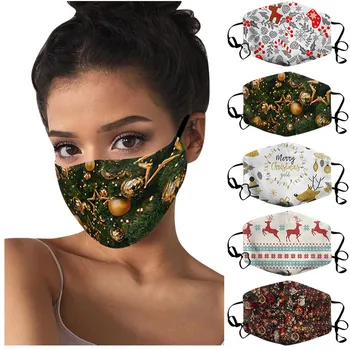 

Universal Prints Reusable Face Mask Washable Mouth Mask Windproof Cloth Face Shield Face Shield Breathable mondmaskers Masque