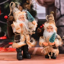 Счастливого Рождества Санта Клаус кукла игрушка Рождественская елка украшения изысканное украшение для дома Рождественский Новогодний подарок