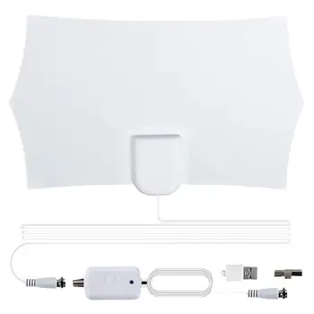 

JT0176 Antenna 960 Miles 1080P 28dB 4K HDTV Digital Aerial High Performance Free Full HD Channel Indoor Satellite Grid