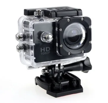 HD 1080P экшн-камера DV Sport 2,0 lcd 170D объектив водонепроницаемый pro Hero стиль камеры аксессуары для наружного действия - Цвет: BLACK
