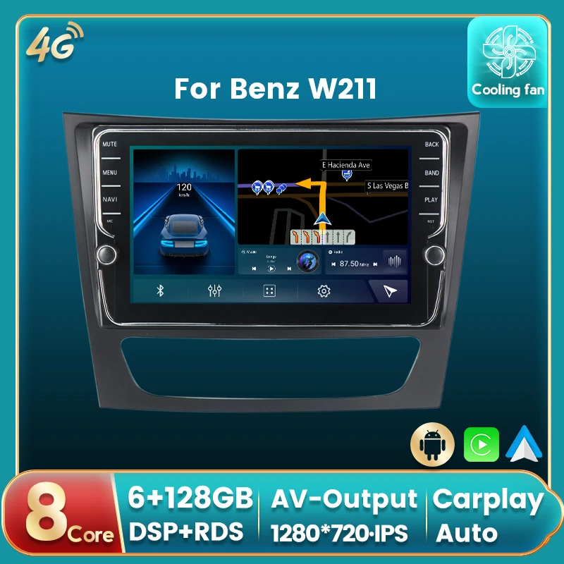 Android 11 4G LTE DSP автомобильный радиоприемник Автомобильный мультимедийный DVD-плеер
