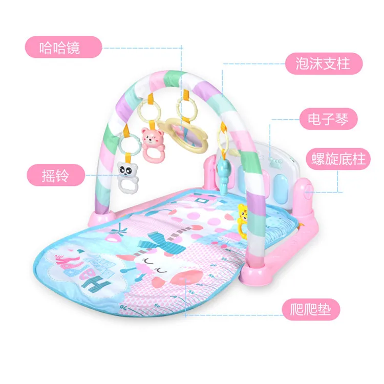 Baby Toys Kick And Play Piano Gym Mat Maker Baby Music Game Blanket Crawl Pad Toy
