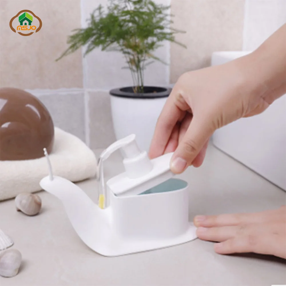MSJO Soap Dispenser Snail 120ml Hand Sanitizer Shower Gel Dispenser For Liquid Soap Detergent Bathroom Home Decoration Accessory MSJO Soap Dispenser Snail 120ml Hand Sanitizer Shower Gel Dispenser For Liquid Soap Detergent Bathroom Home Decoration Accessory