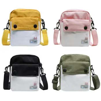 

Casual Canvas Crossbody Handbags Women Small Shoulder Bags Shopping Pouch