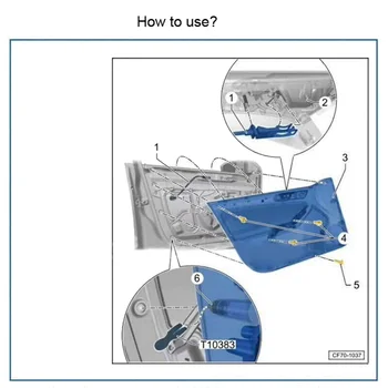 

Car Door Trim Door Removal Boards Wedge Panel For Equiv T10383 T10383/1 T10383/2 High quality