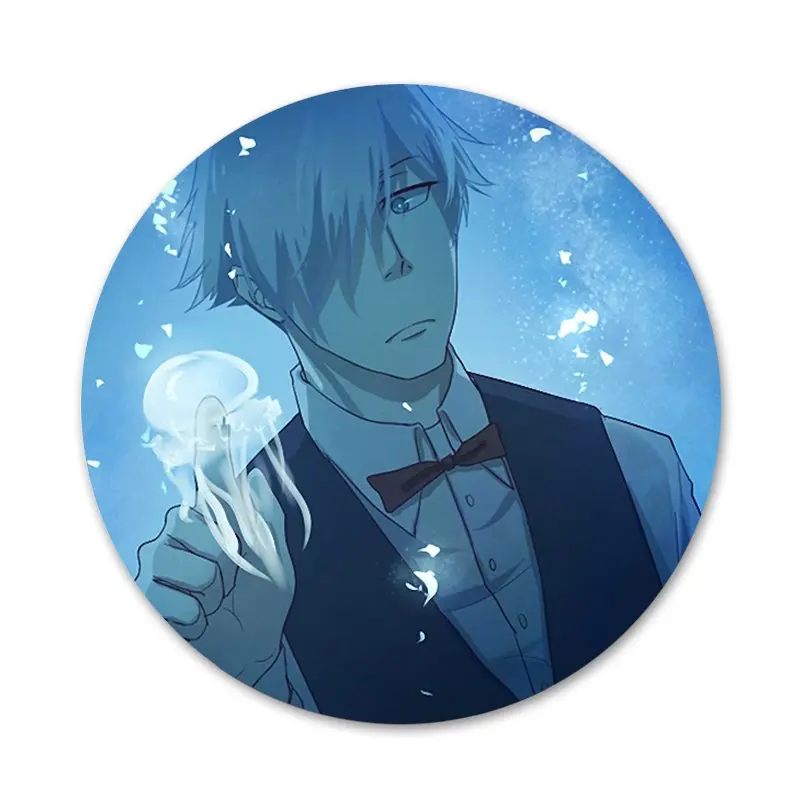 Death parade anime emblema broche acessórios para roupas mochila decoração  presente