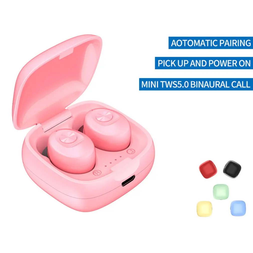 

XG12 TWS Bluetooth 5.0 Earphones Wireless Mini In-ear HIFI Headset With Microphone Waterproof Earphone