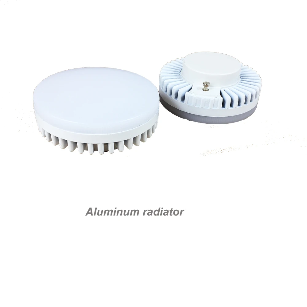 SMD 0 5 W 2835 LED GX53 10W 12W задняя алюминиевая + передняя PC молочная Крышка для замены