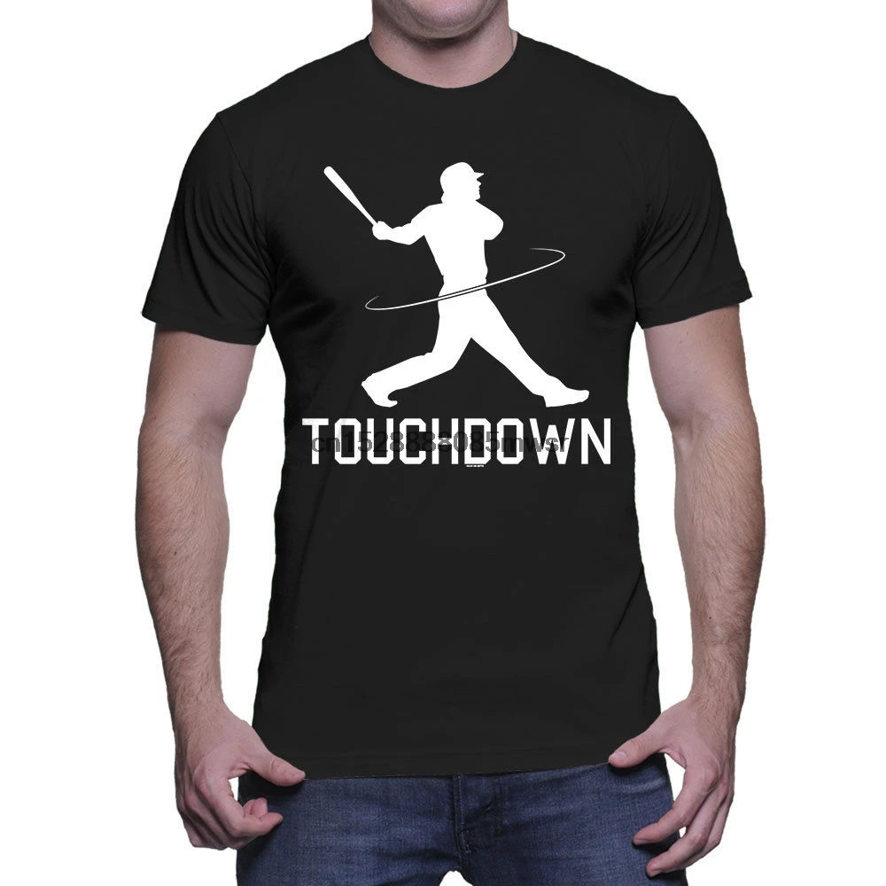 2019 новые модные мужские футболки с коротким рукавом принтом Футболки Touchdown Baseballer