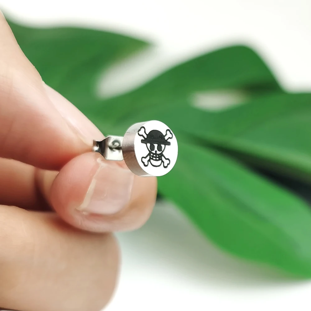 One Piece Portgas D Ace Earrings One piece Merchandise Up to 80