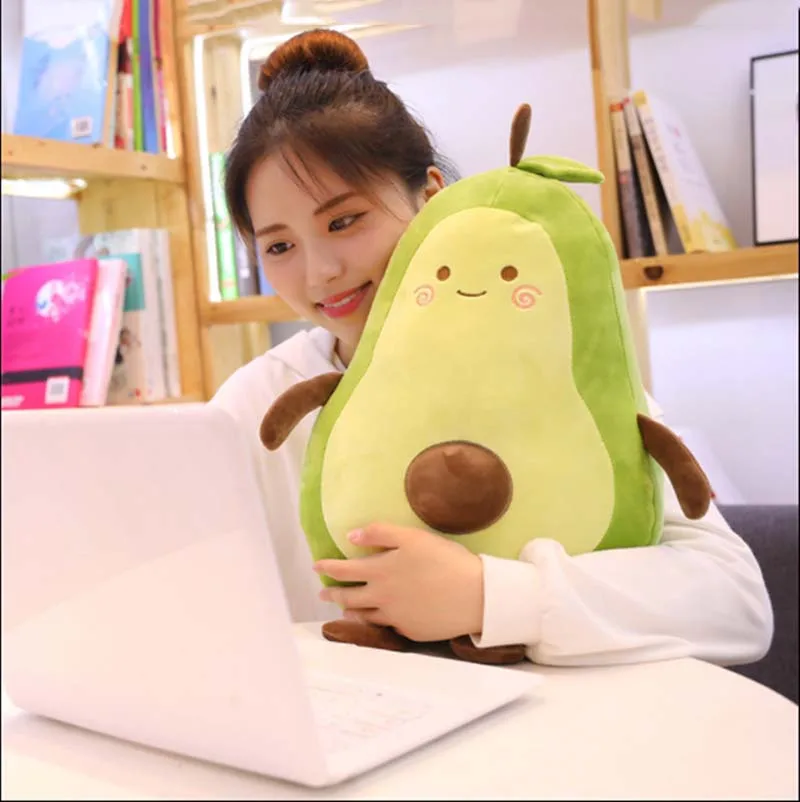 ZGY Kawaii авокадо мягкие игрушки 25 см плюшевая кукла мягкая набивная мультяшная