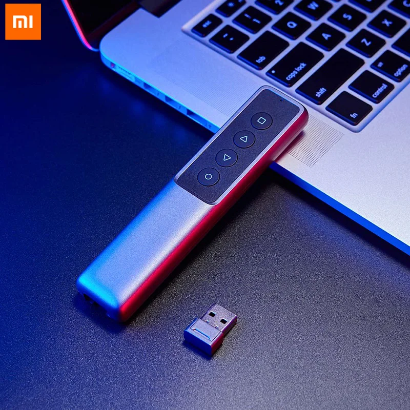 Xiaomi GUILDFORD беспроводной ведущий лазерный пейджер флип Ручка USB PPT пульт