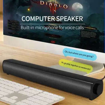 

EastVita Portable Stereo Speaker Music Player for Computer Laptop Speaker with Volume Control