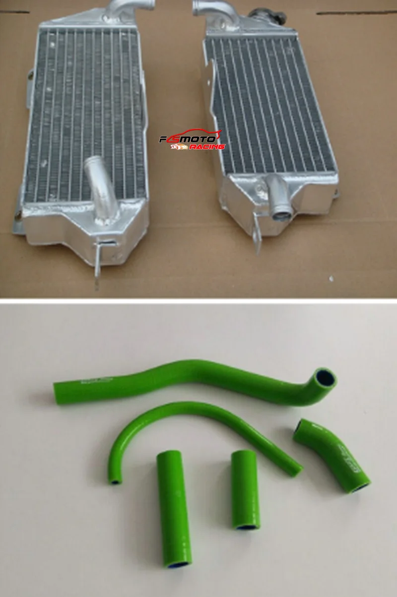 Алюминий сплав радиатор+ петель растяжимый шланг для Kawasaki KX 500 KX 500 1988-2004 88 89 90 95 98 99 00 01 02 03 04