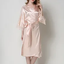 SAGACE Новое модное женское облегающее дышащее мягкое ночное белье Ночное мини платье кружевное сексуальное с рукавами высокое качество